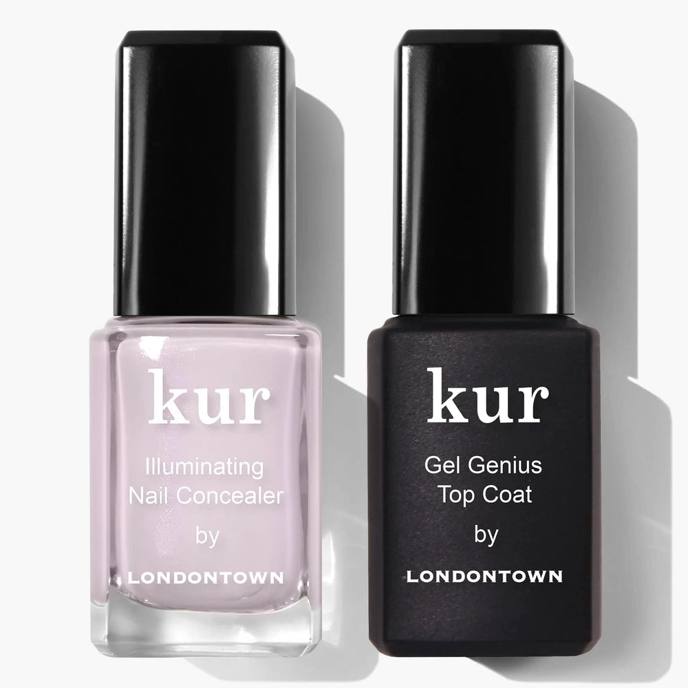 LONDONTOWN kur Pink Illuminating Nail Concealer brightens nails and conceals yellow tones.