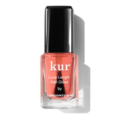 LONDONTOWN Luxe Length Nail Gloss rosewater sheen for salon-like shine.