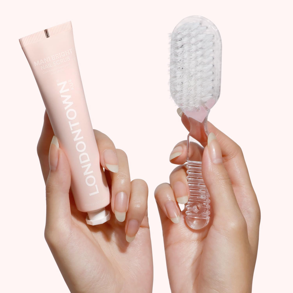 Gel or acrylic nails brighten while maintaining the natural look.
