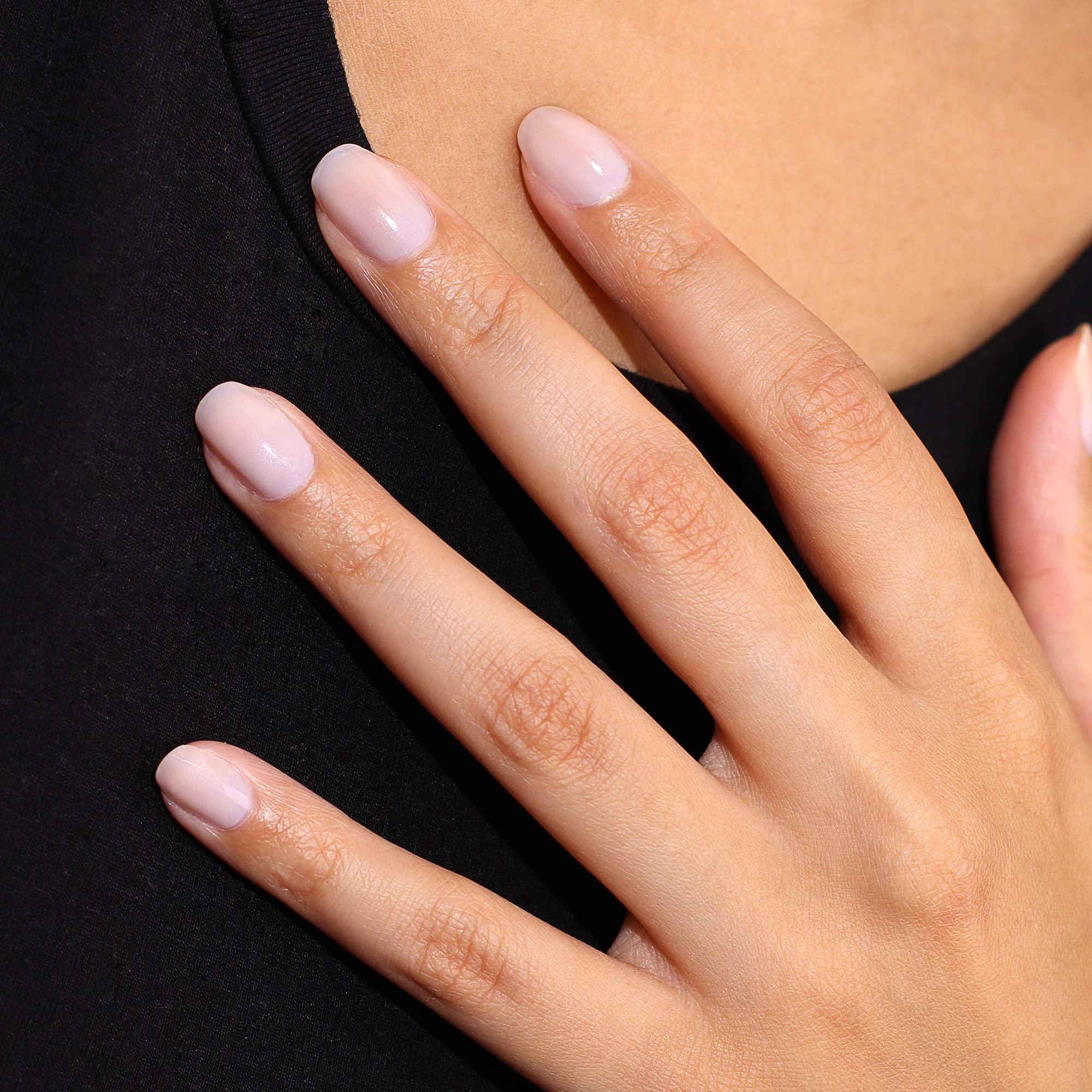 LONDONTOWN Milky Nail Conceal on nails showing milky white finish