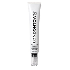 LONDONTOWN Nail and Cuticle Cream jar closeup showing rich fast-absorbing formula.