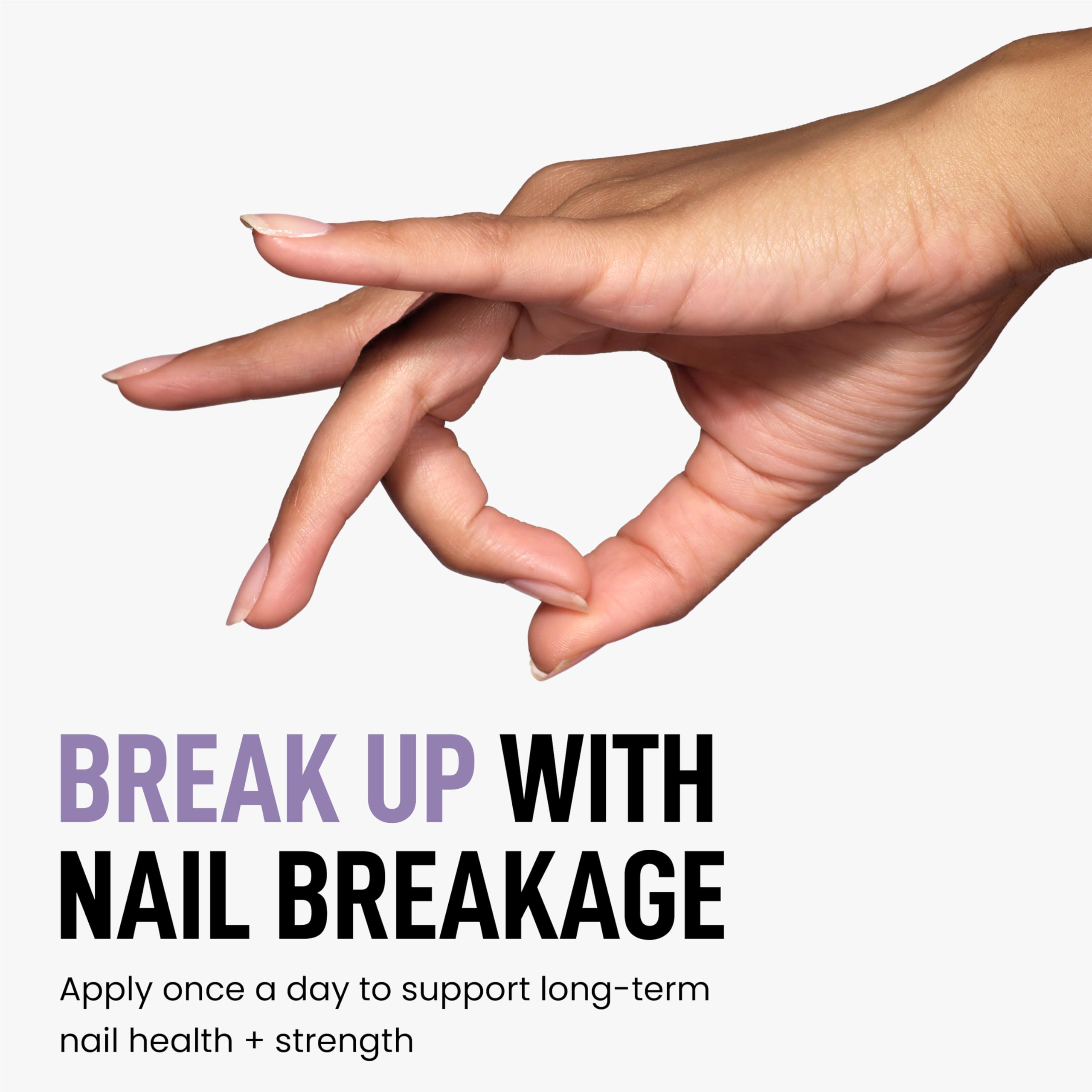 LONDONTOWN nails after use showing healthier appearance and resilience.