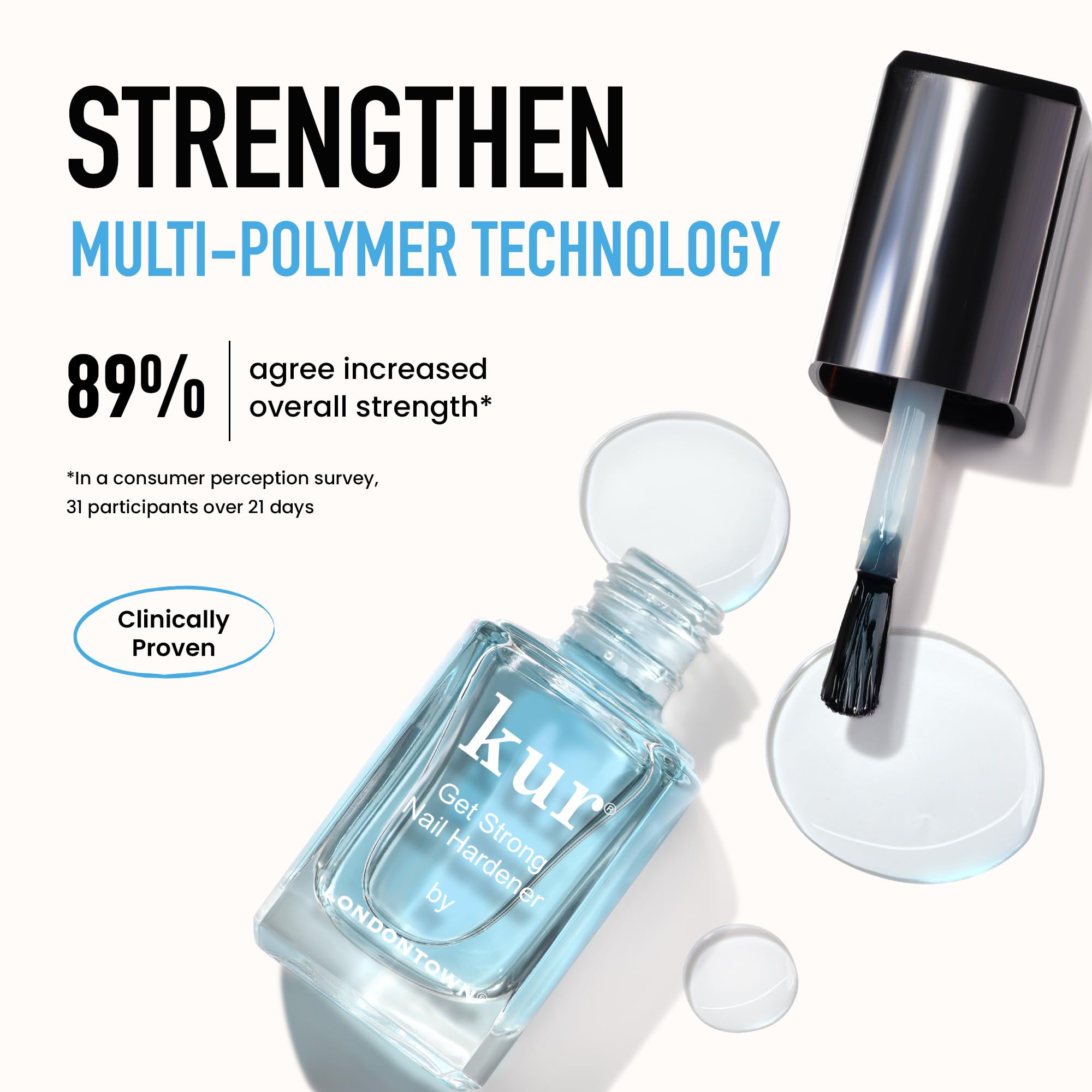 LONDONTOWN Nails stronger healthier finish highlighting durable, everyday wear