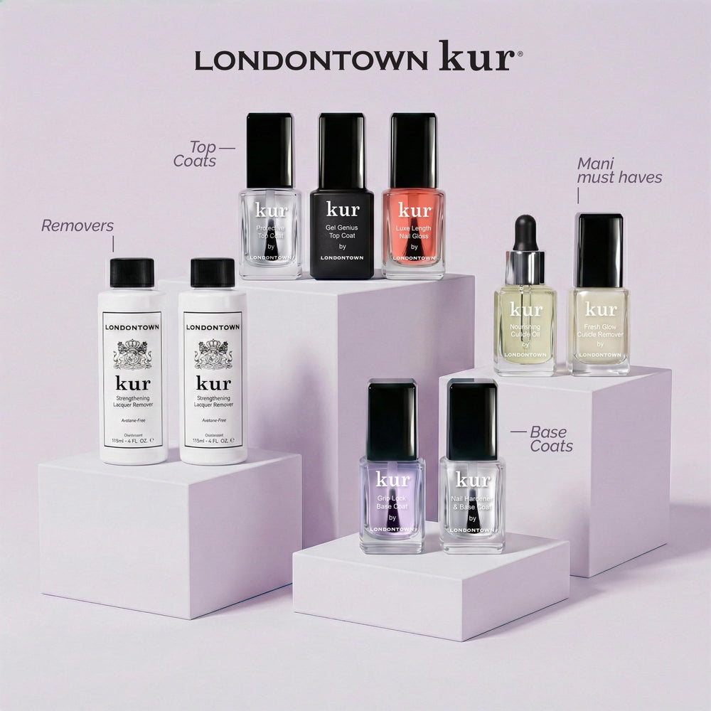 Uñas hidratadas y menos quebradizas tras usar Londontown sin acetona.