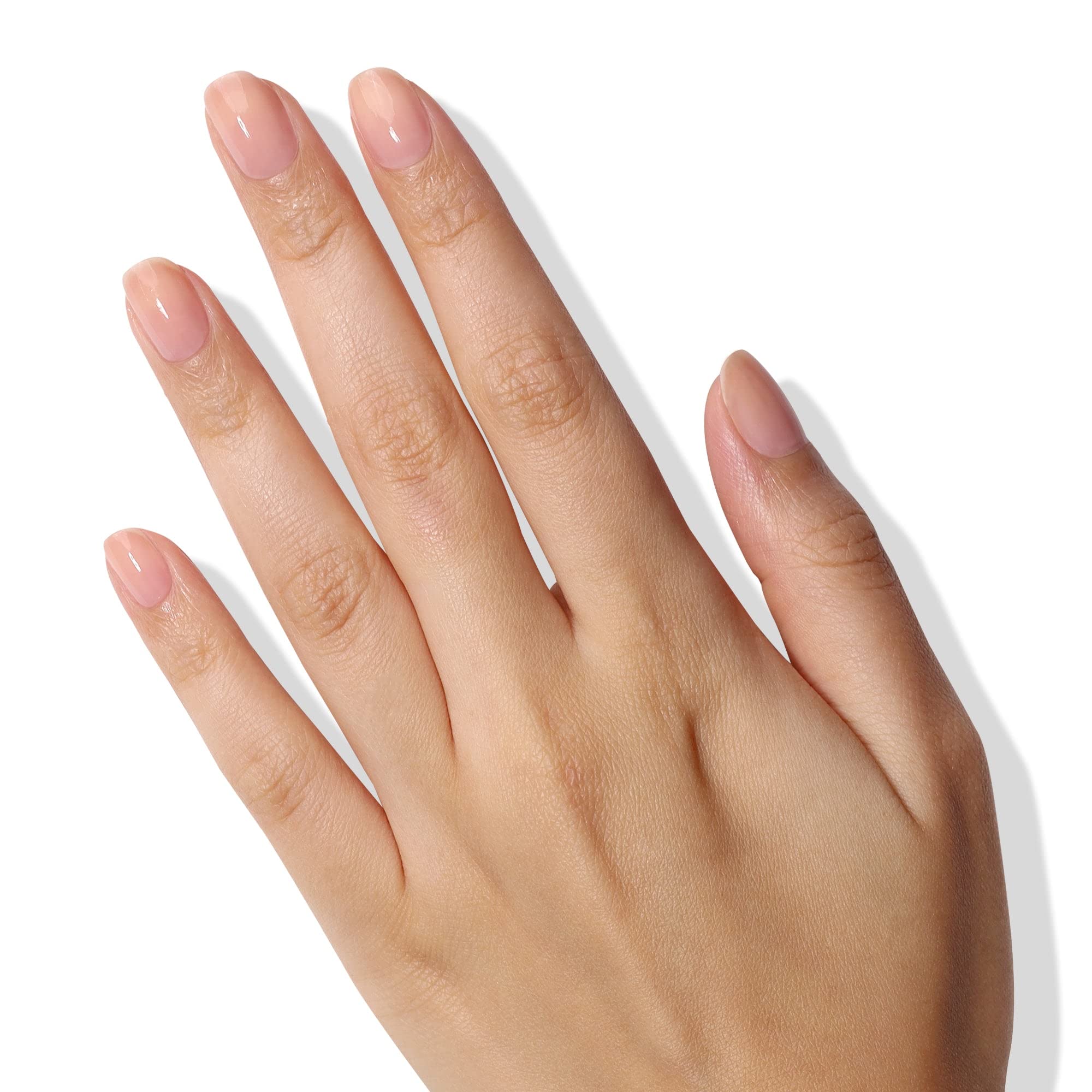 Dusty rose Nail Veil being applied for a natural, even finish on nails.