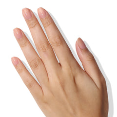 Dusty rose Nail Veil being applied for a natural, even finish on nails.