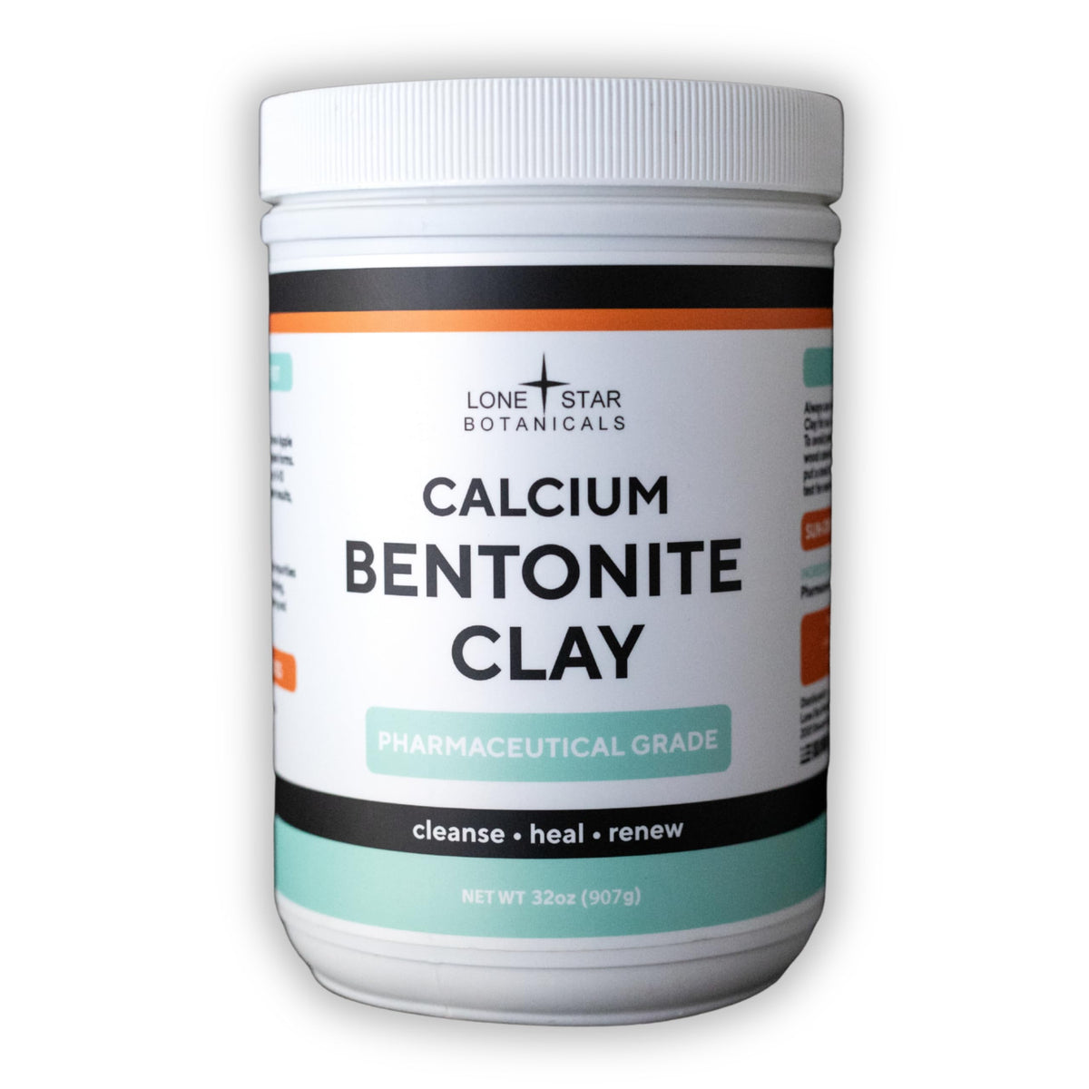Lone Star Botanicals arcilla Bentonita calcio polvo: purifica poros y desintoxicación suave.