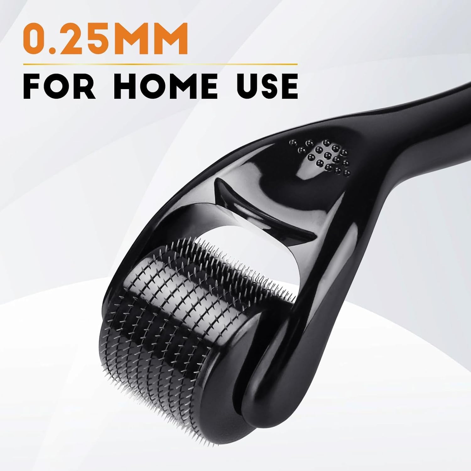 The product’s user-friendly application helps with coverage through thick or curly hair.