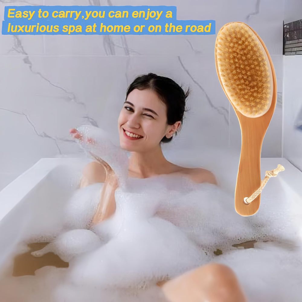 LONGCO dry brush hanging rope enables quick air-drying after use.