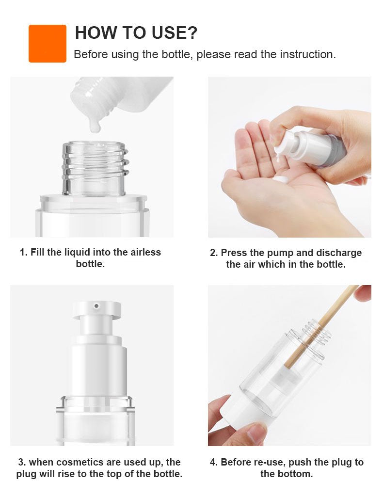 Longway foundation-dispense bottle for consistent makeup application.