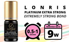 Lonris adhesive label reflects UK design and Korea-made quality.