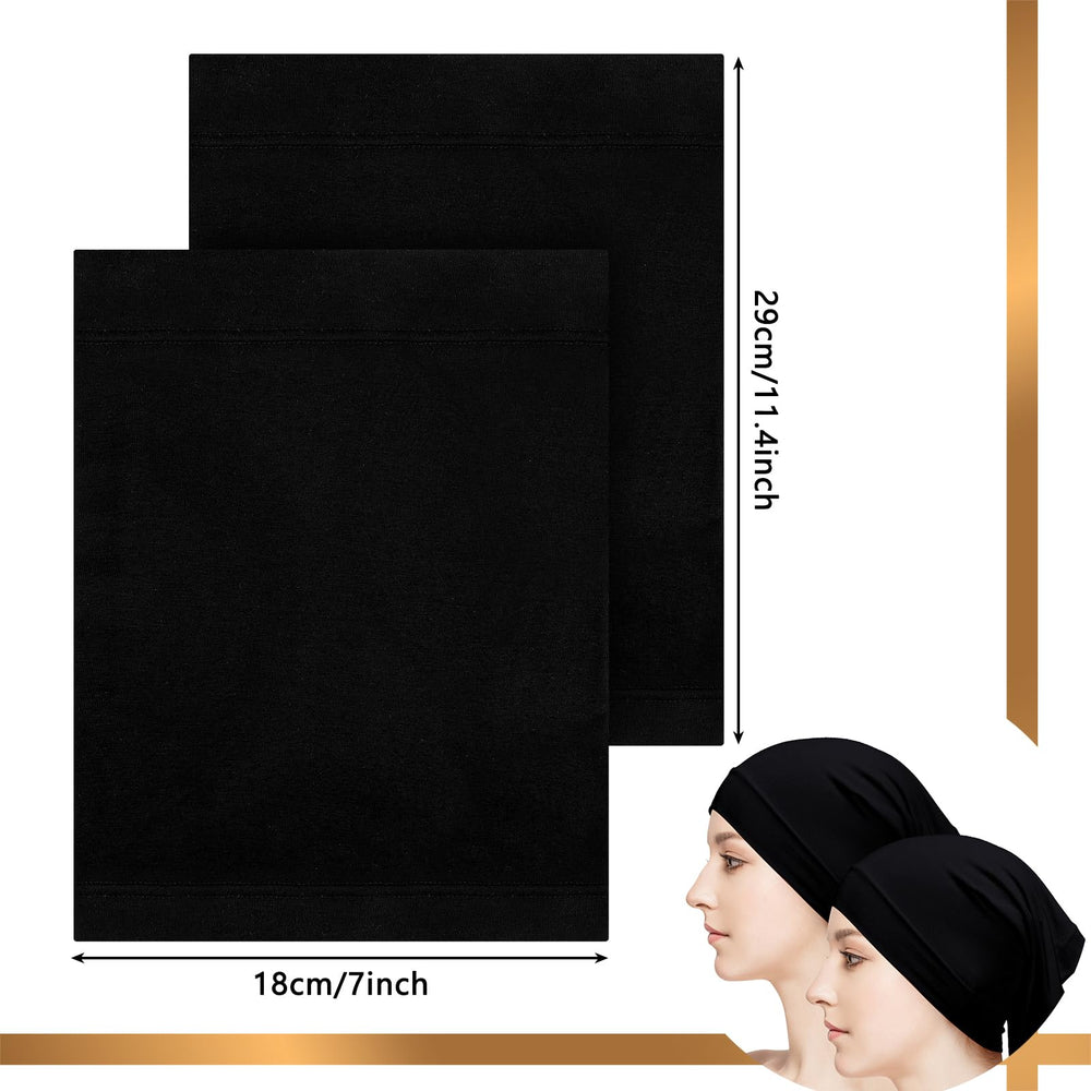 Loopeer hijab undercap side view, lightweight modal comfort