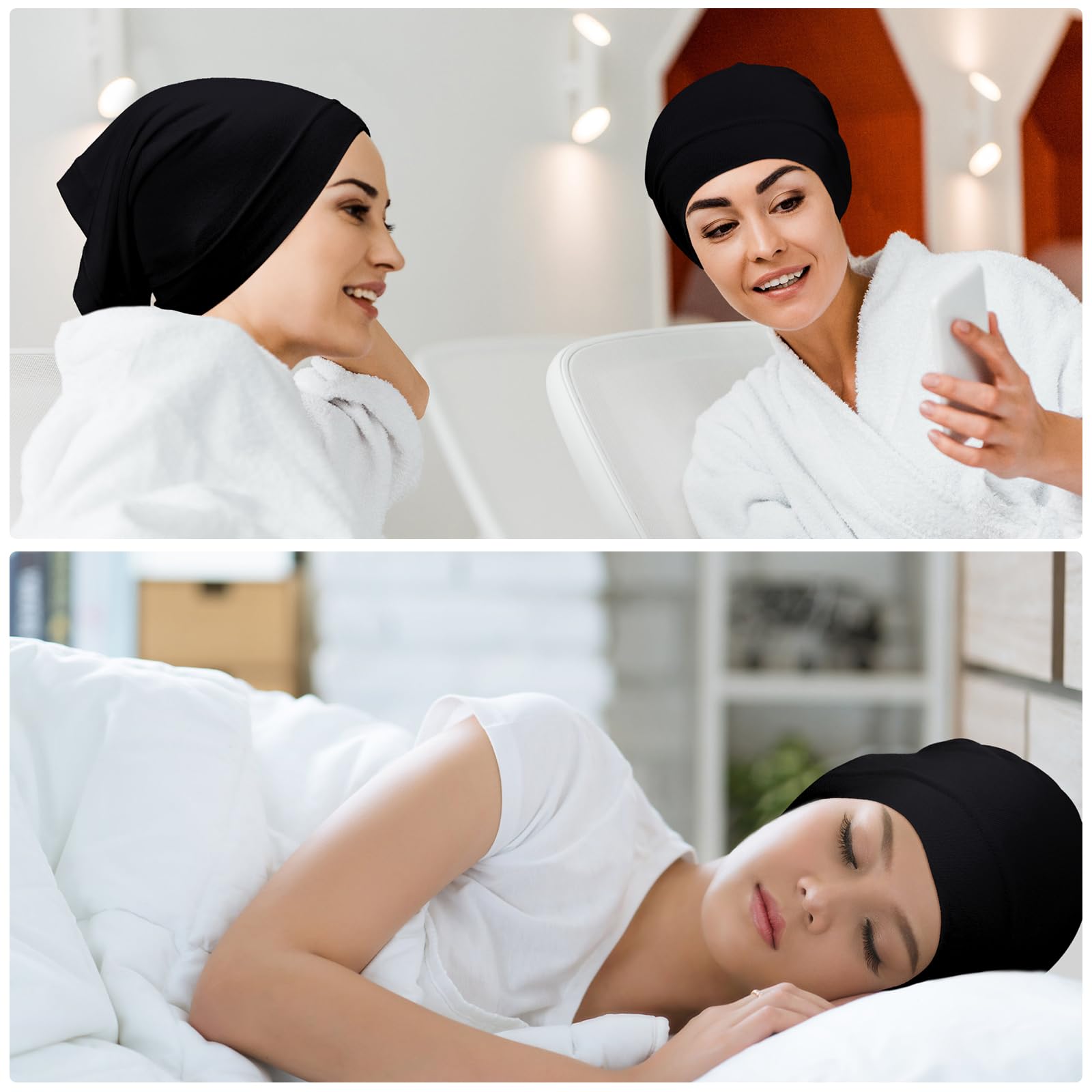 Loopeer one-size elastic fit demonstration, comfortable wear all day