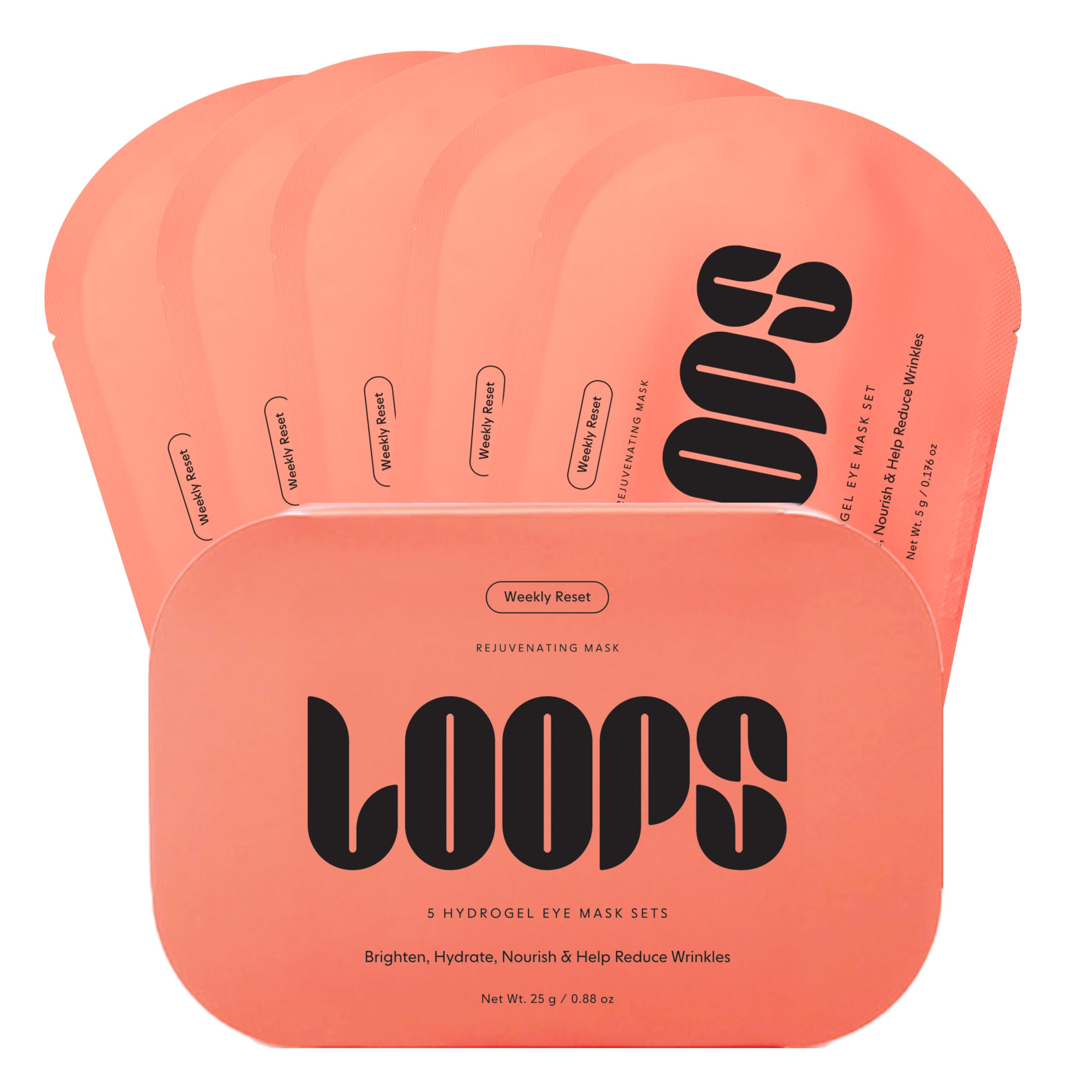 LOOPS semanal reinicio parches ojos hidrogel para una mirada más fresca