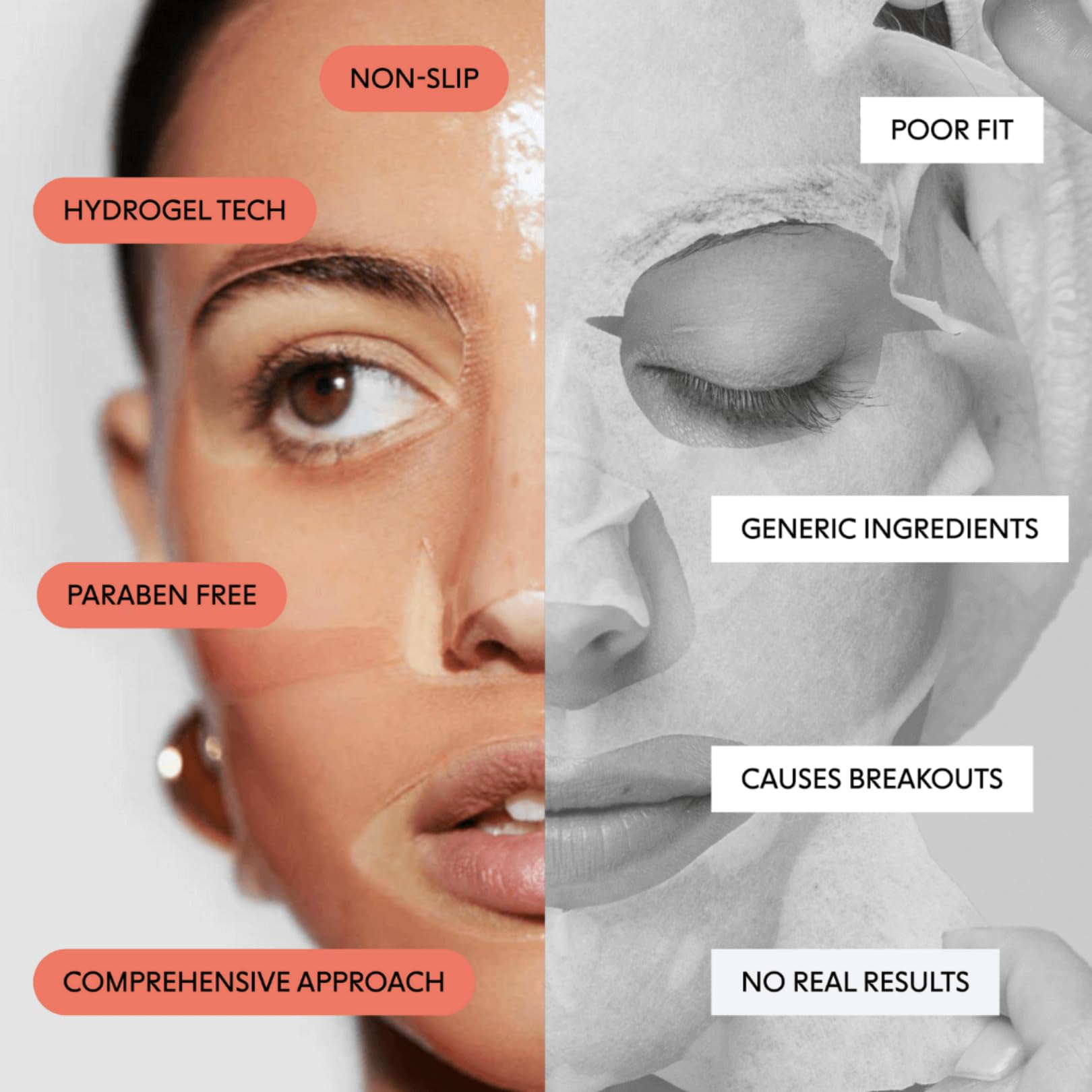 After-use glow on skin suggests refreshed, radiant complexion