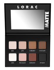 LORAC PRO Matte Chocolate rich outer corner definition and depth.