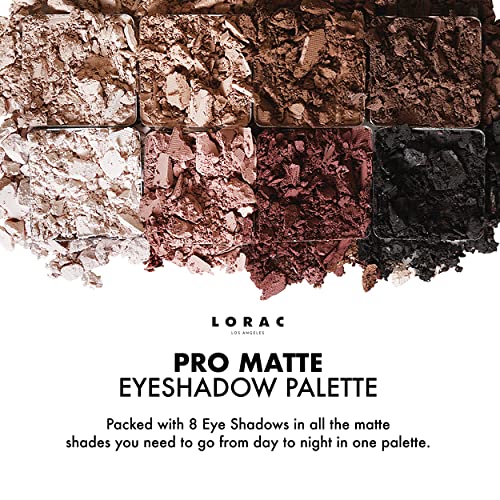 LORAC PRO Matte Corduroy warm crease shade with buildable depth.