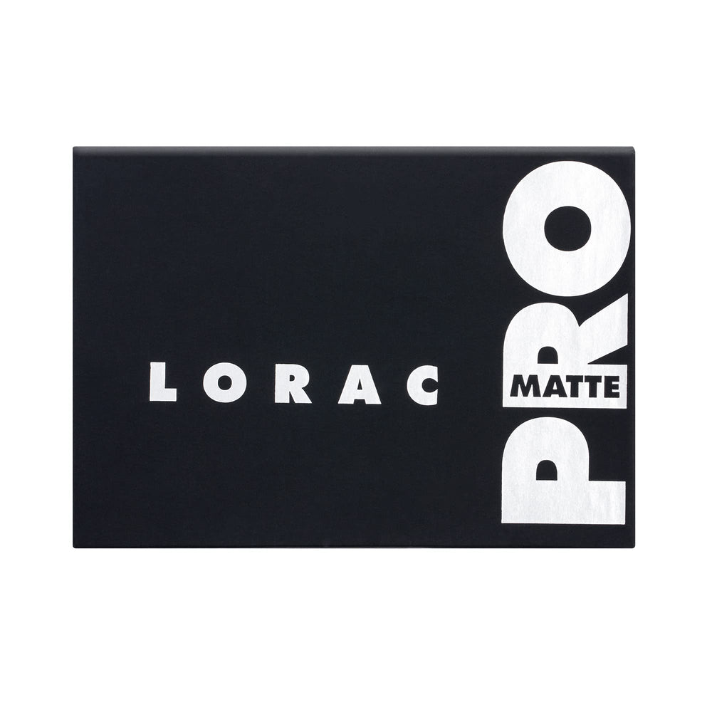 LORAC PRO Matte Linen satin neutrals with clean lift.