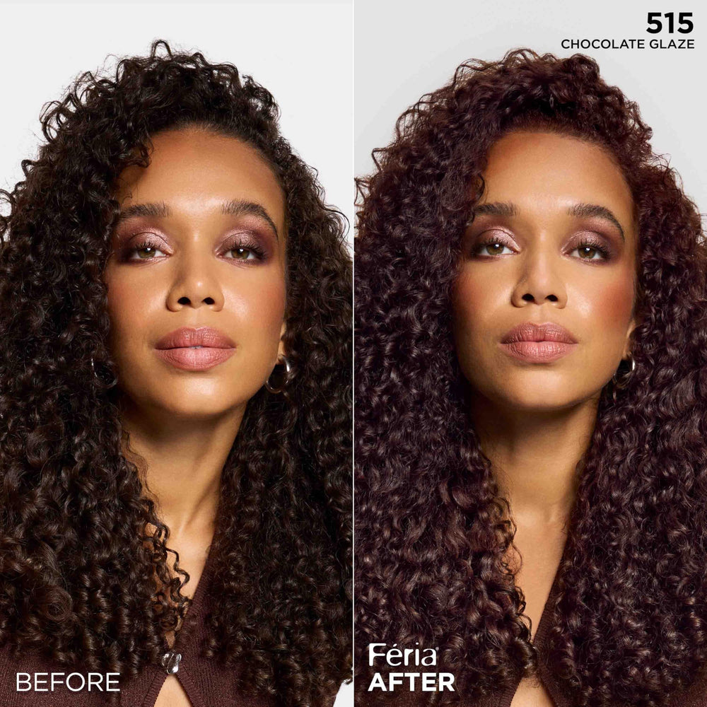 L'Oreal Paris Feria Bonding Care Conditioner demonstrates bond-reinforcing treatment
