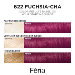 L'Oreal Paris Feria color swatch showcases multi-faceted shimmer and dimensional depth.