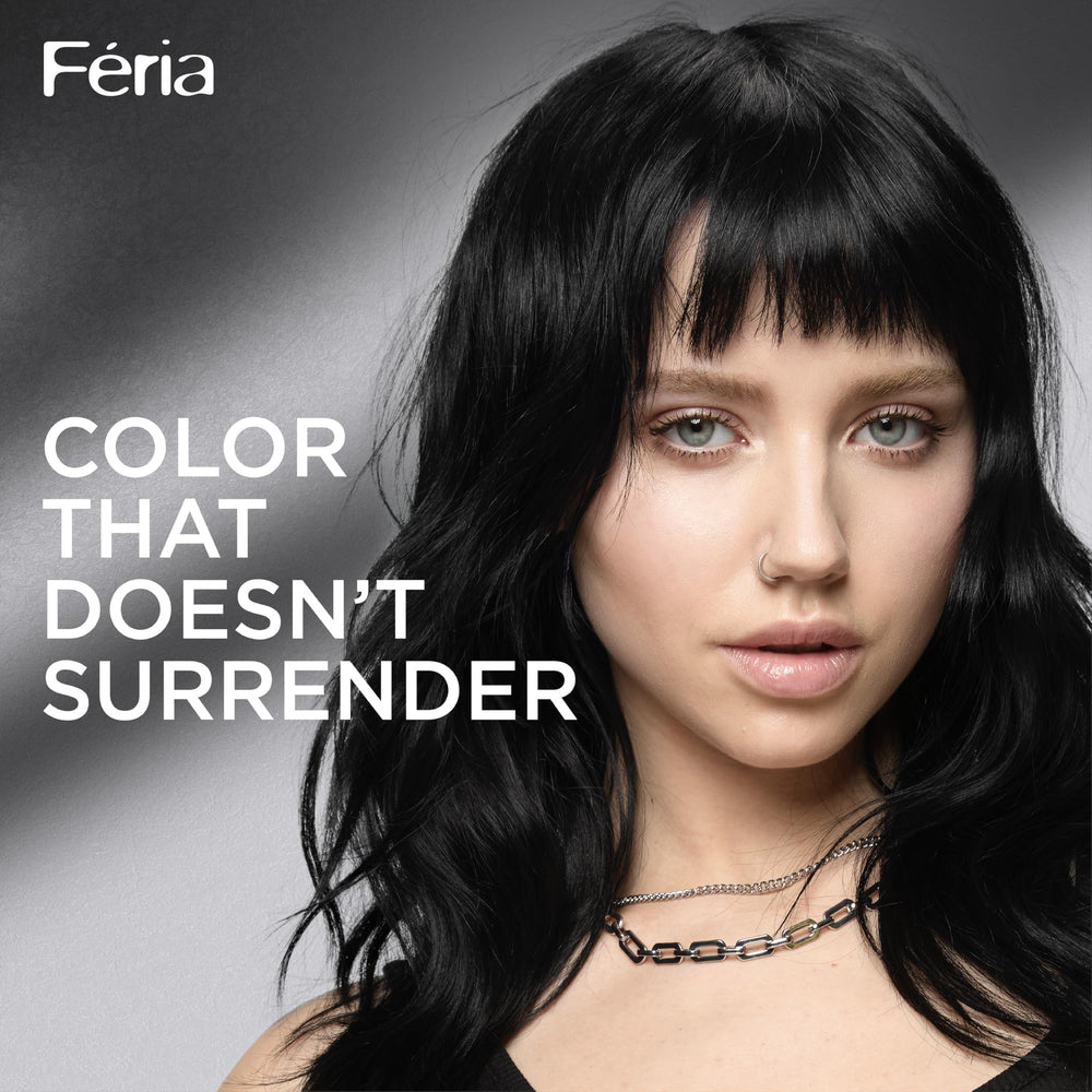 L’Oréal Paris Feria Honey Brown 65 application adds warm dimension with a 3-tone blend.