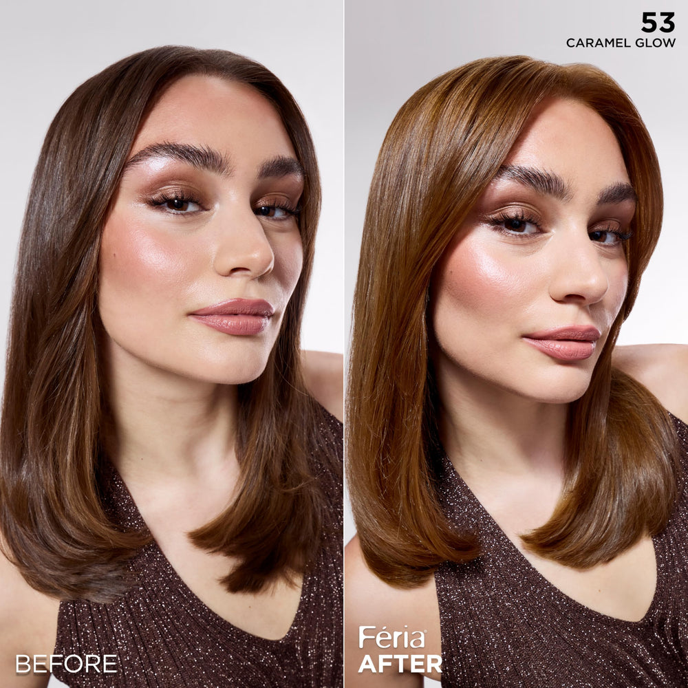 L'Oreal Paris Feria Hot Chili dye jar emphasizes bold fiery color in minutes.