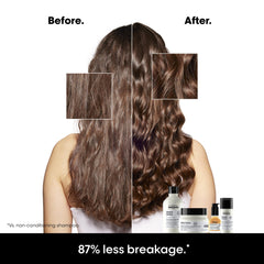 L’Oréal Professionnel Paris Metal Detox Shampoo creamy texture nourishes hair