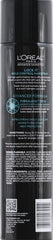 Humidity-resistant action of L'Oreal Paris Bold Control hairspray demonstrates frizz control.