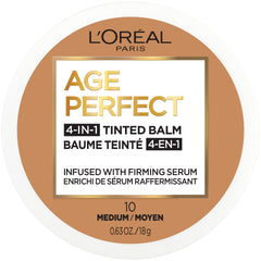 L’Oréal Paris Age Perfect bálsamo tintado tono medio 10 para un color natural y cómodo.