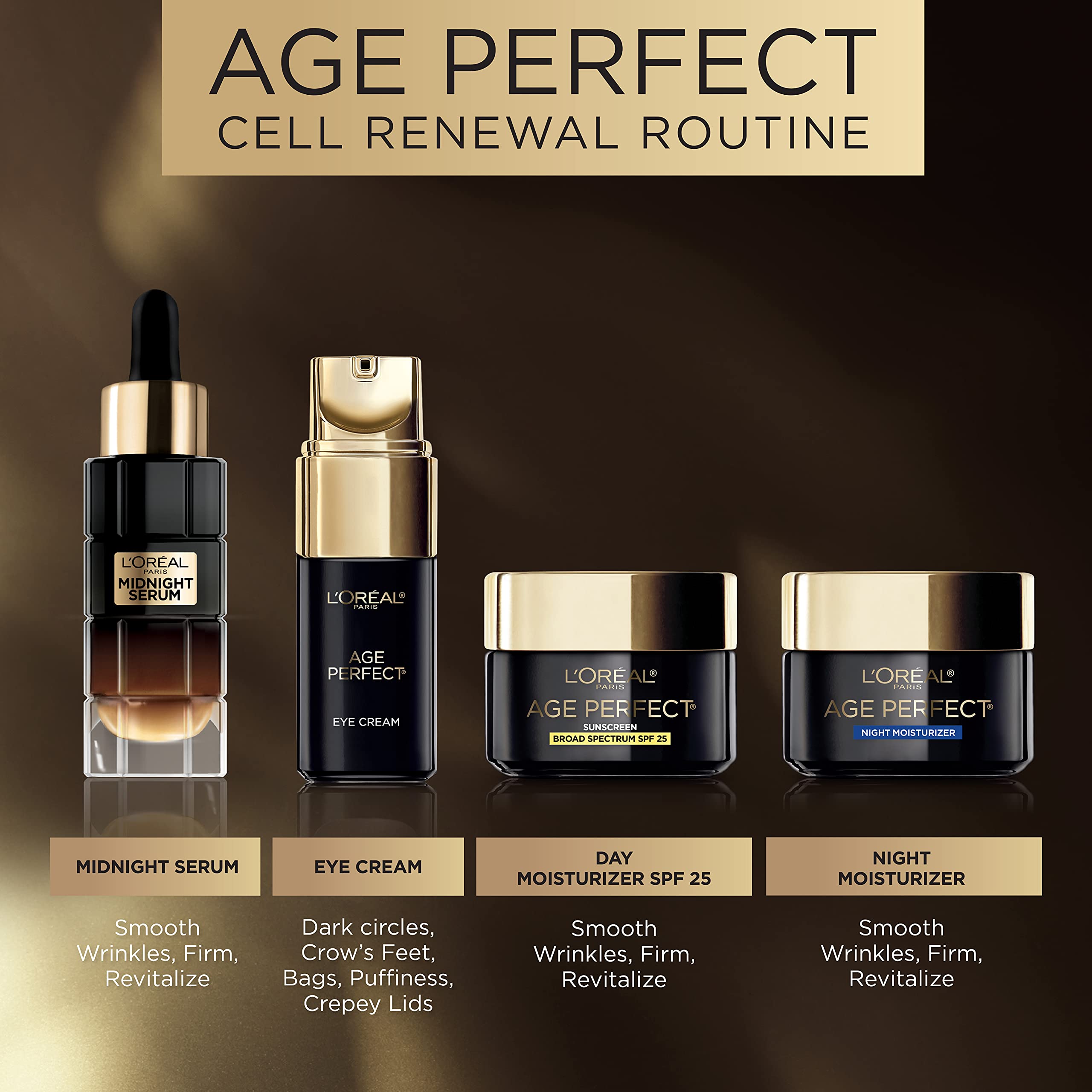 Closeup of antioxidants in action within L'Oreal Paris formula