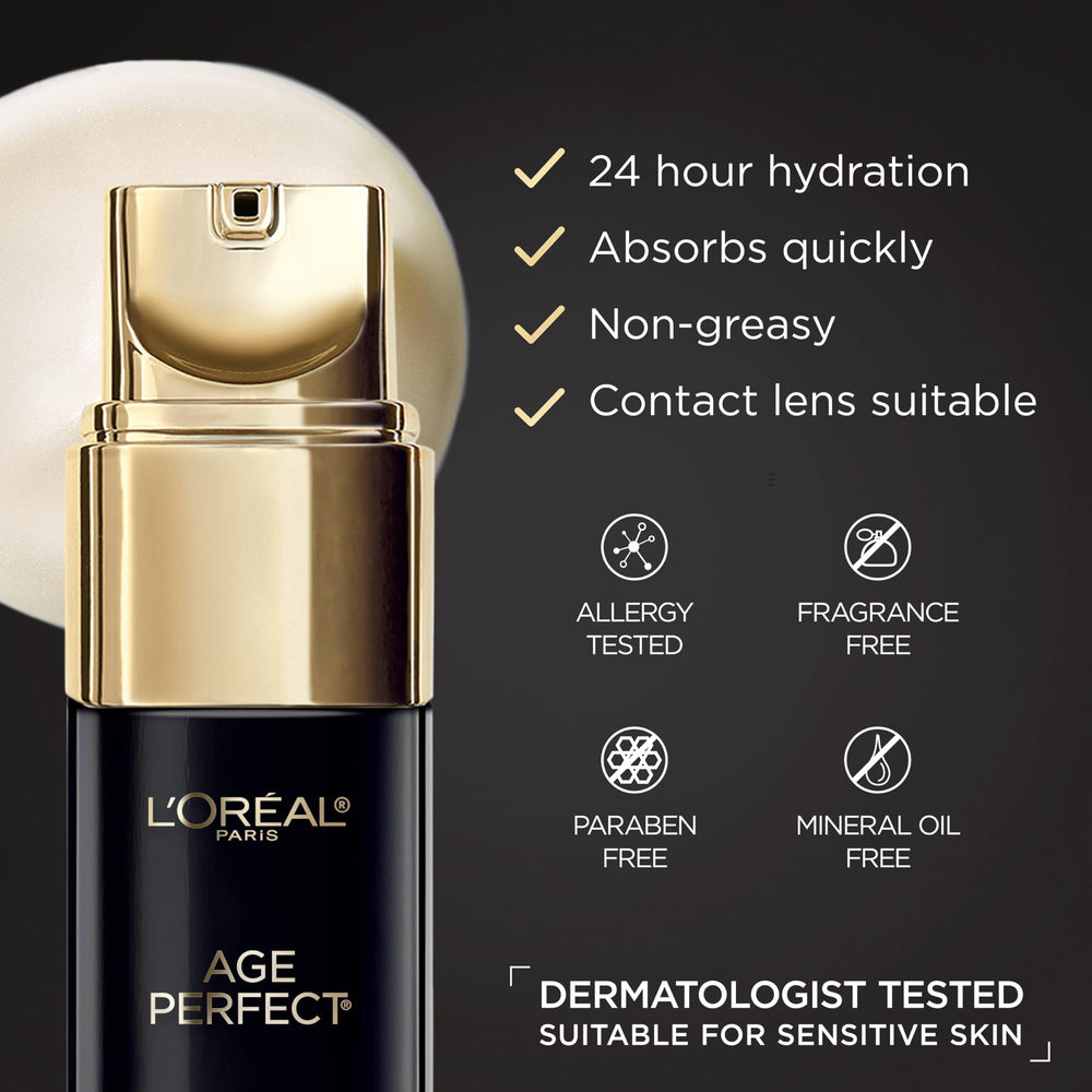 Textura sedosa de la crema de ojos L'Oreal Paris Age Perfect Cell Renewal