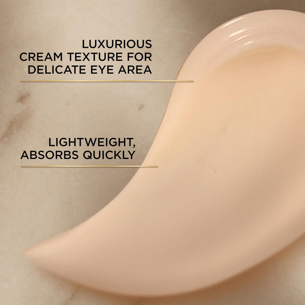 L'Oreal Paris Age Perfect eye cream swatch showing rich, nourishing texture