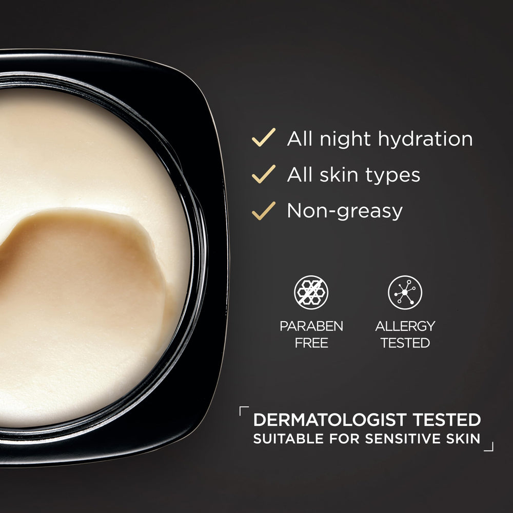L'Oreal Paris Age Perfect night moisturizer cap showing premium packaging