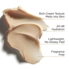 L'Oreal Paris Age Perfect Midnight Cream texture swatch highlights rich, non-greasy formula