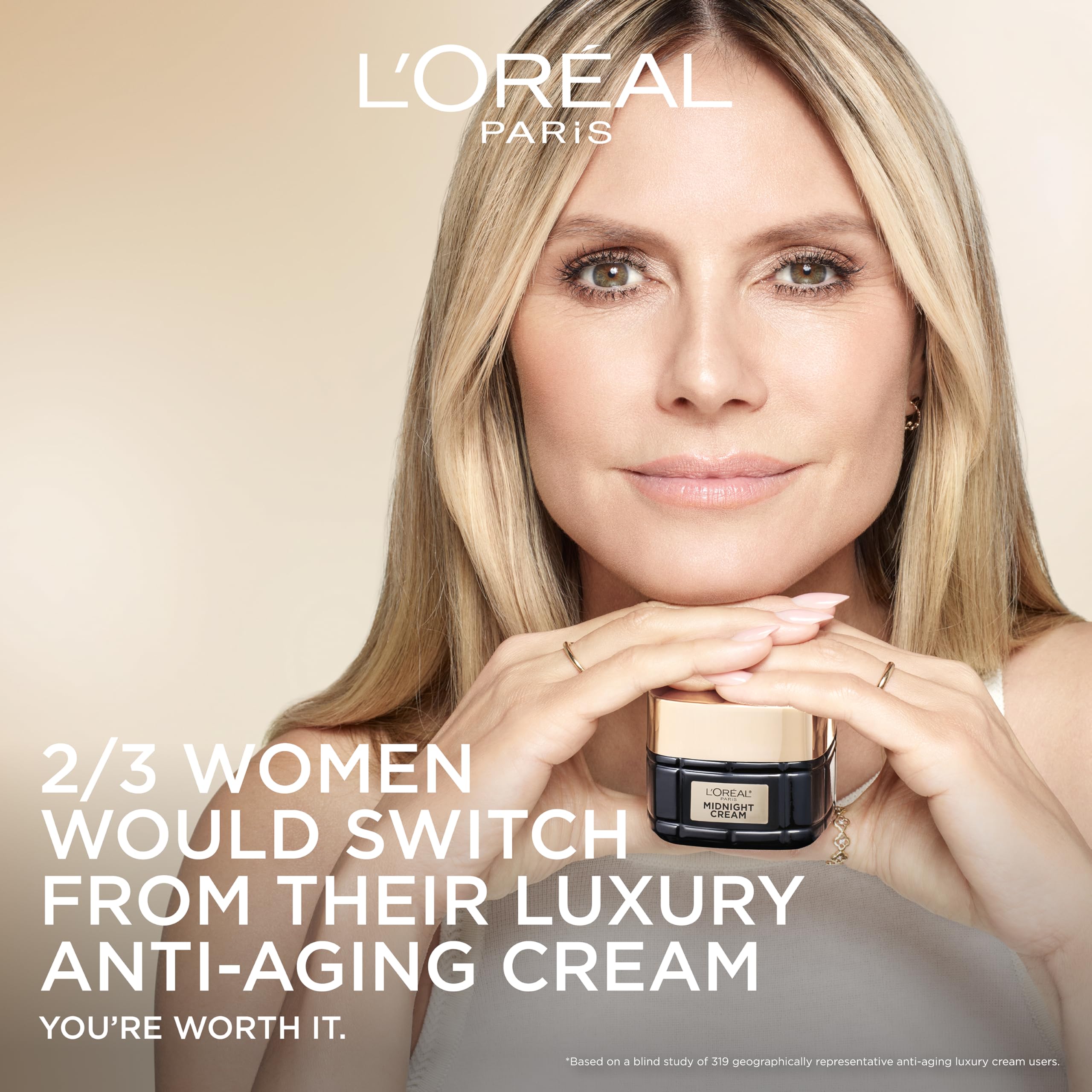 L'Oreal Paris Age Perfect Midnight Cream wrapping texture close-up highlighting barrier recovery