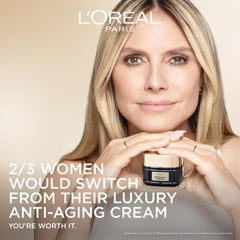 L'Oreal Paris Age Perfect Midnight Cream wrapping texture close-up highlighting barrier recovery