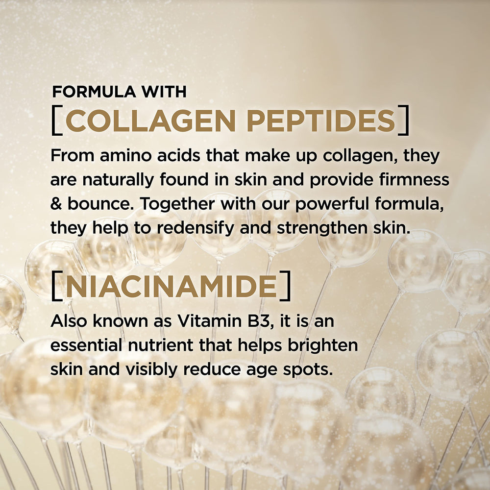 L'Oreal Paris Age Perfect Collagen Expert con niacinamida para tono más uniforme