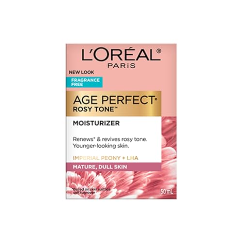 Daily-use Rosy Tone moisturizer shown as part of morning skincare routine.