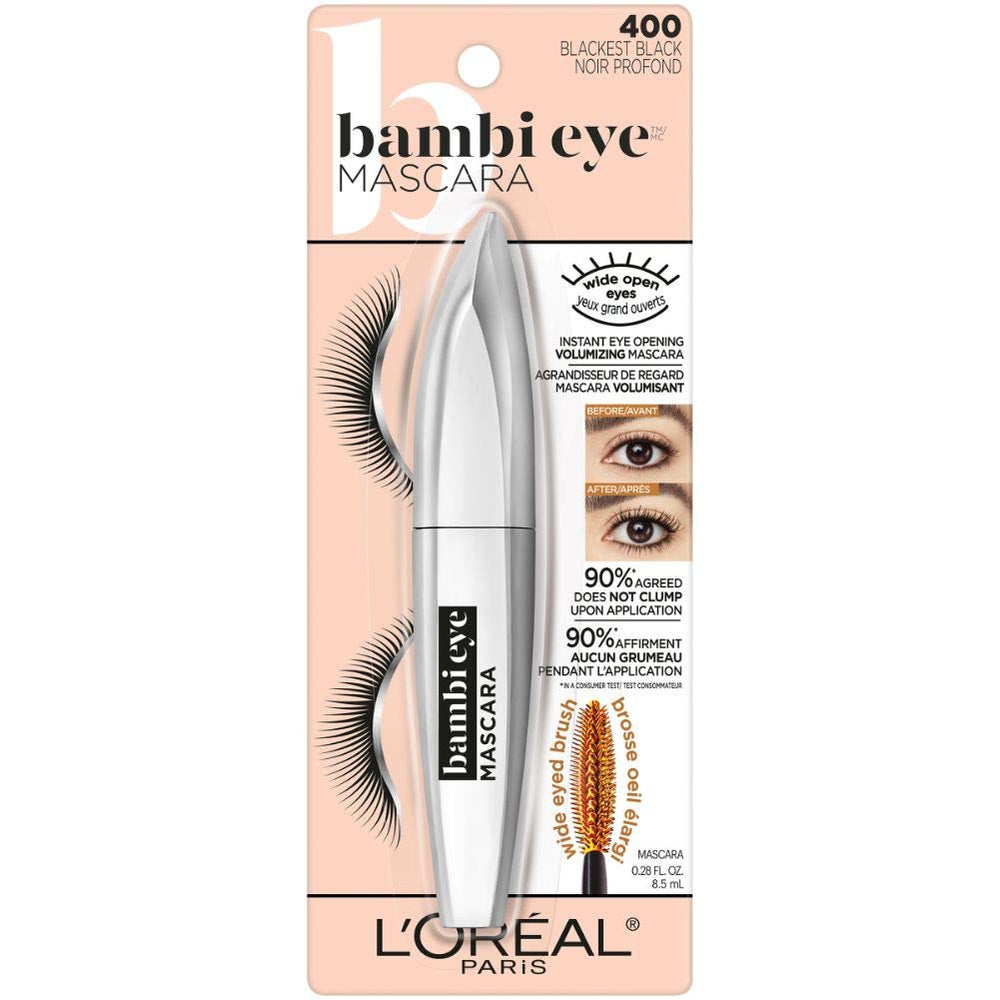L’Oréal Paris Bambi Eye Mascara: separación precisa de pestañas para más definición.