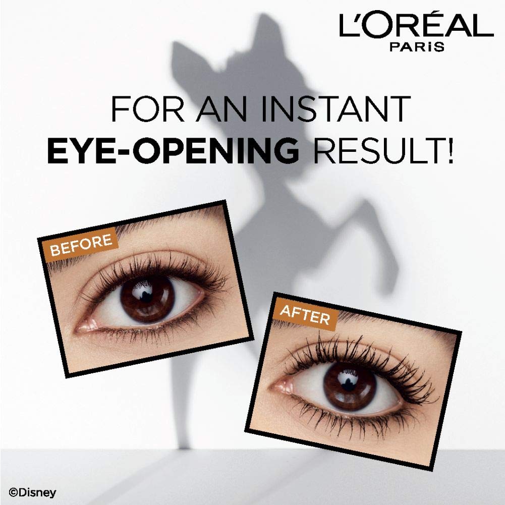 L’Oréal Paris Bambi Eye Mascara: fórmula sin grumos para un acabado suave.