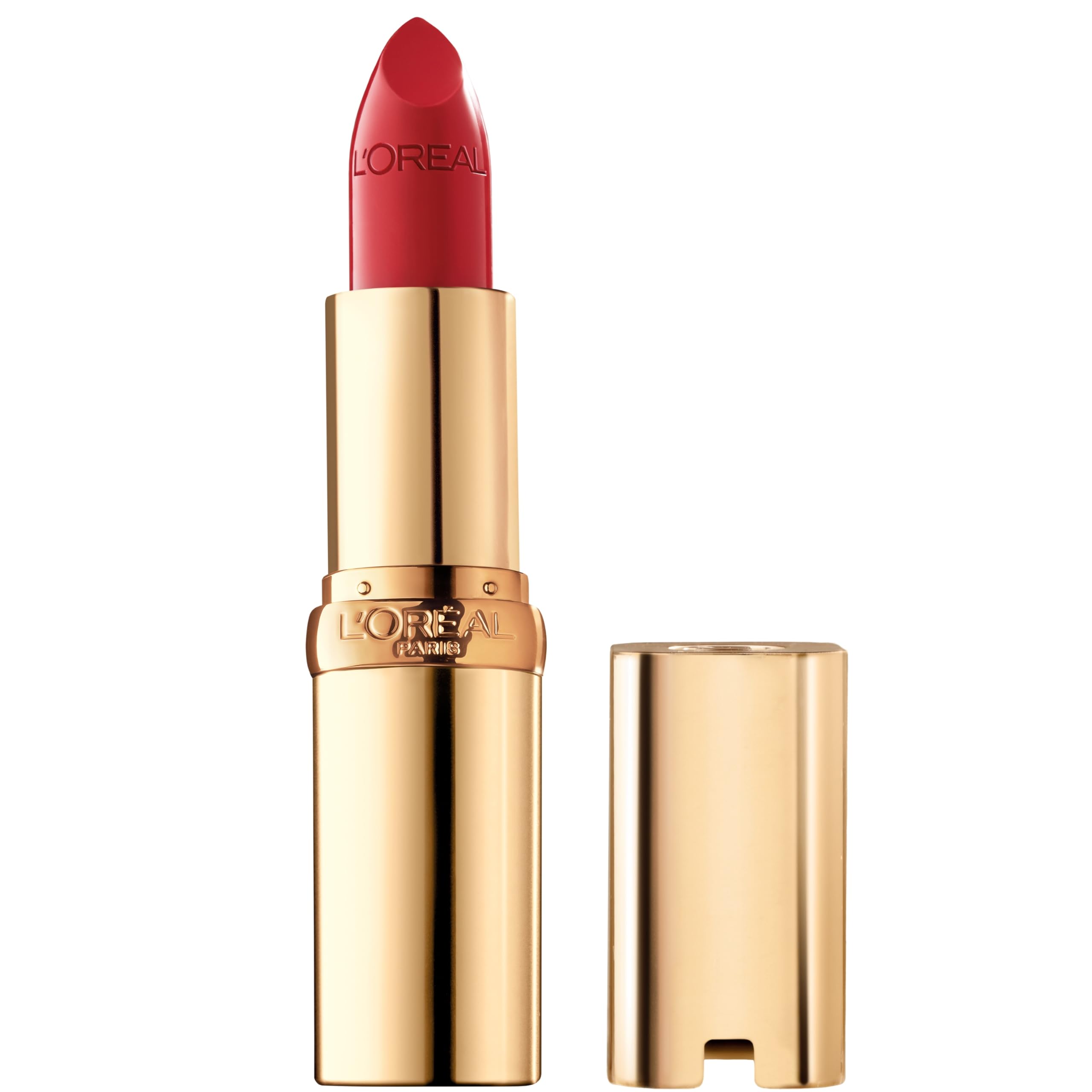 Barra de labios cremosa de L’Oréal Paris con aceite de argán para hidratación suave.