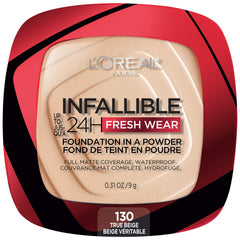 L’Oréal Paris Infallible Fresh Wear Base en Polvo, acabado fresco y duradero