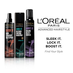 Hair with boosted volume using Boost It Mousse after styling