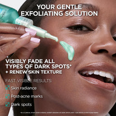 L'Oreal Paris Bright Reveal exfoliant peel clear-tip dispense demonstrates precise nightly use