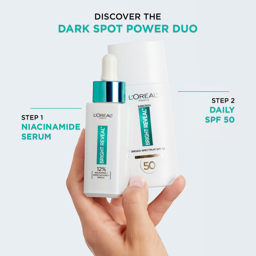 Moisturizer sample pack included with the Bright Reveal routine.