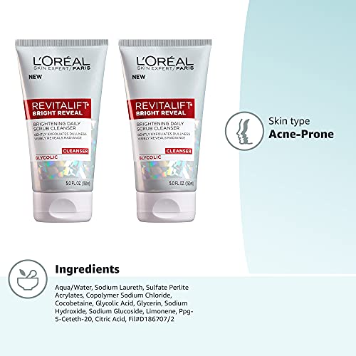 L’Oréal Paris Bright Reveal piel luminosa tras uso constante.