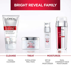 L’Oréal Paris Bright Reveal botella blanca, presentación limpia y moderna.