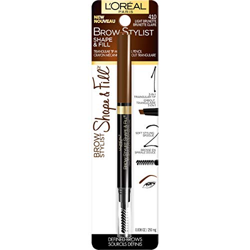 L'Oréal Paris Brow Stylist con cepillo-peinador suave para difuminar y esculpir.