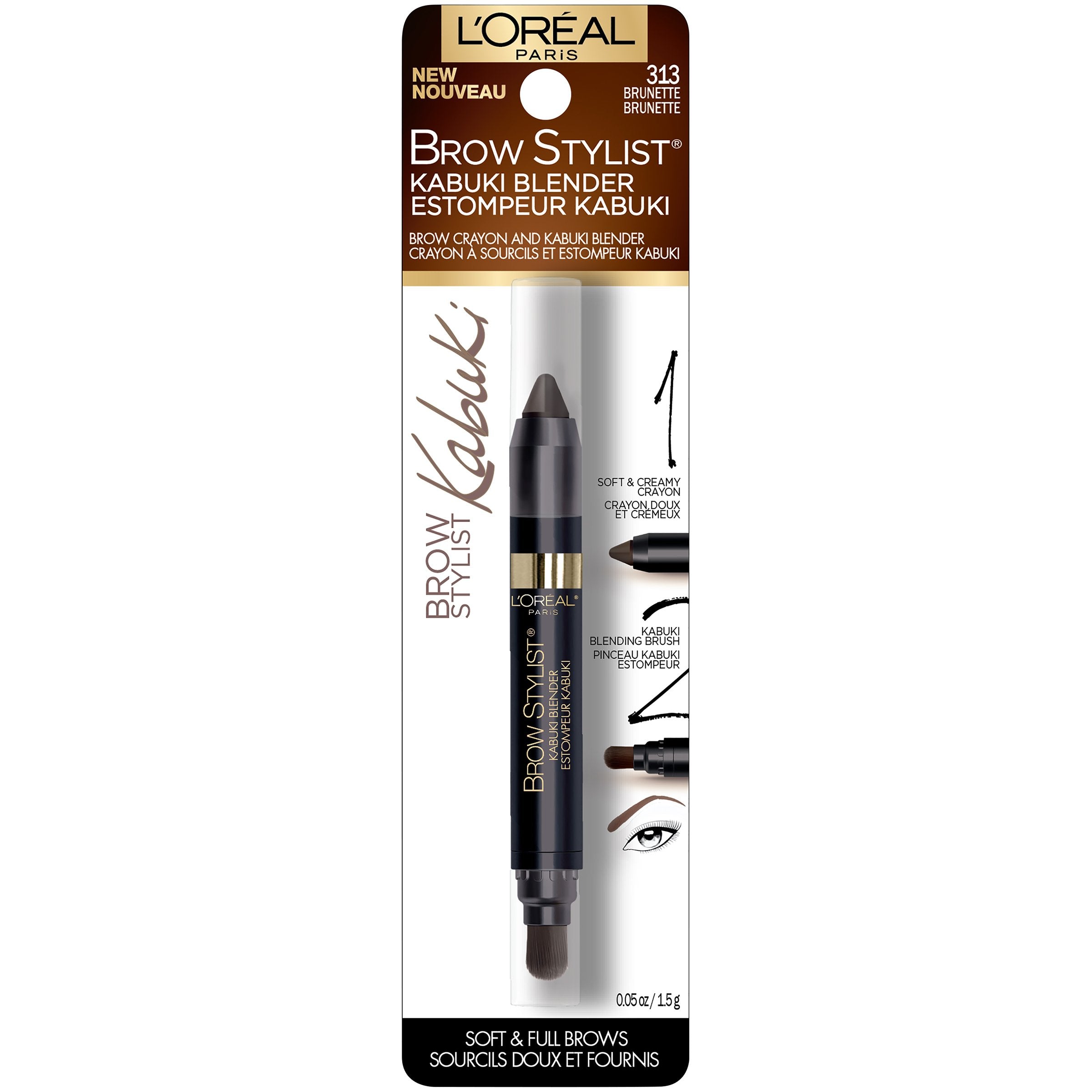 L’Oréal Paris Brow Stylist Kabuki Blender: difuminado preciso de cejas