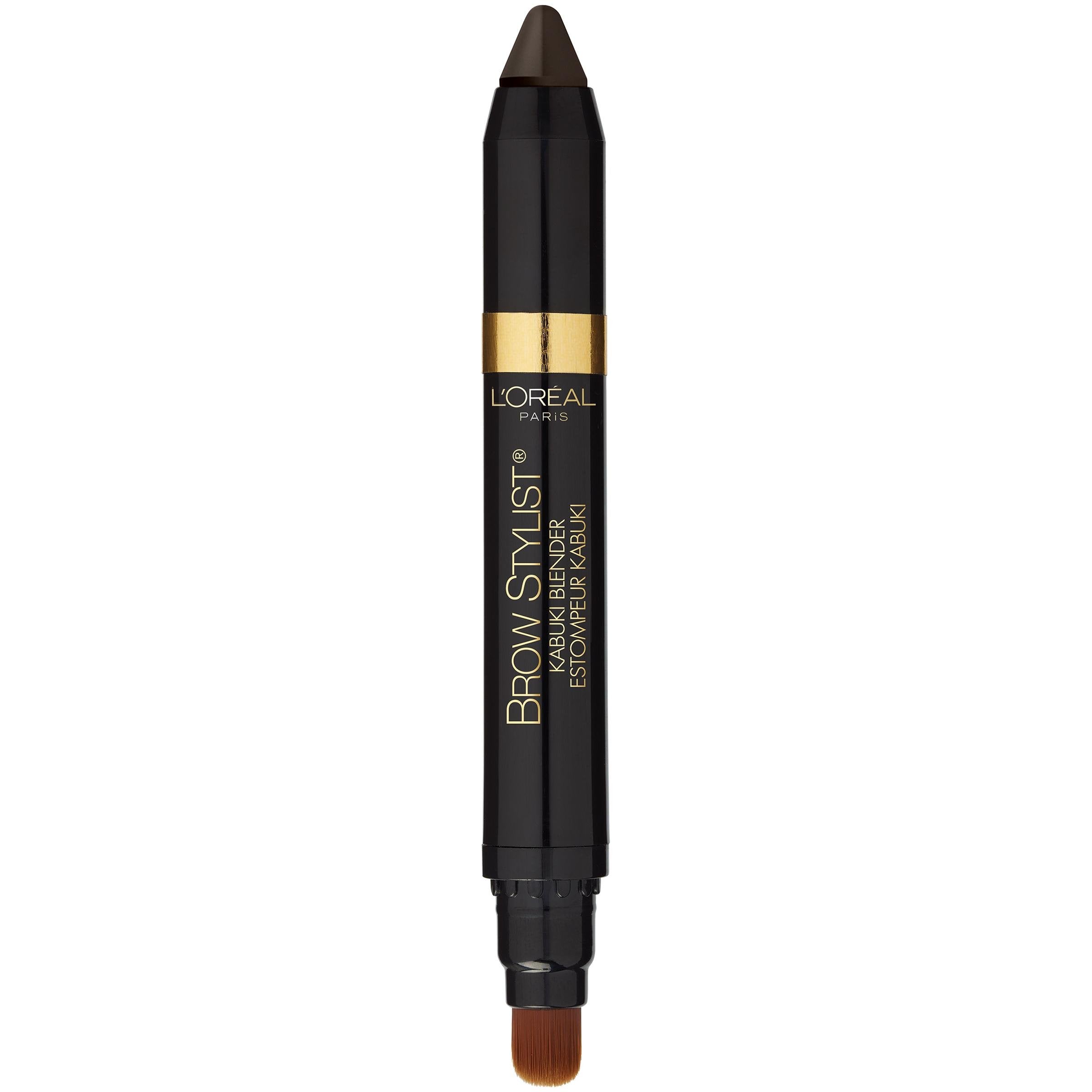 L'Oréal Paris Brow Stylist Kabuki contorno natural con brocha difuminadora.